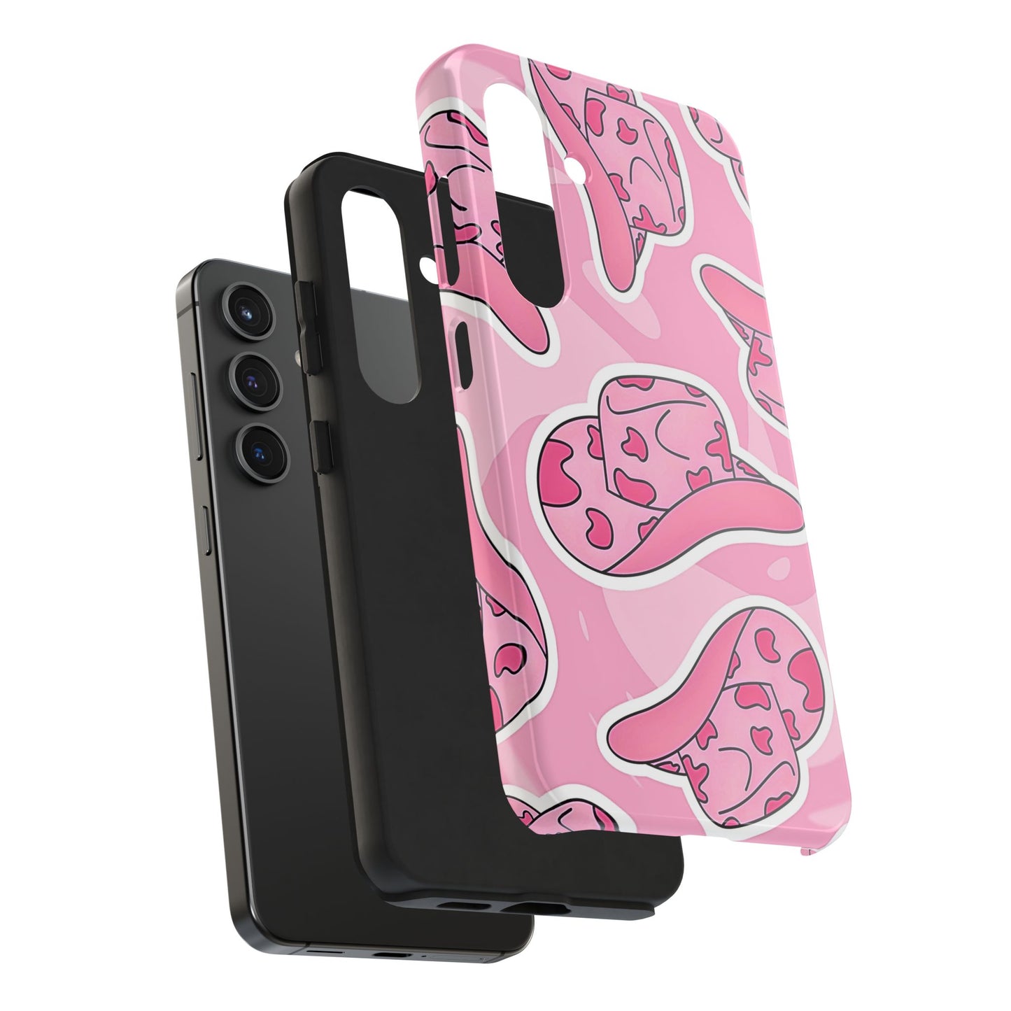 Pink Cowboy Hat Preppy Tough Phone Case | Aesthetic