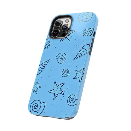 Funda resistente para teléfono Shells azul claro | Estética