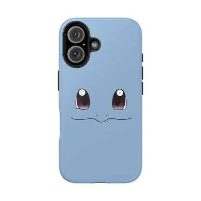Blue Turtle Simple Blue Smile Tough Phone Case | Anime
