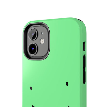 Simple Smile Green Face Tough Phone Case | Other