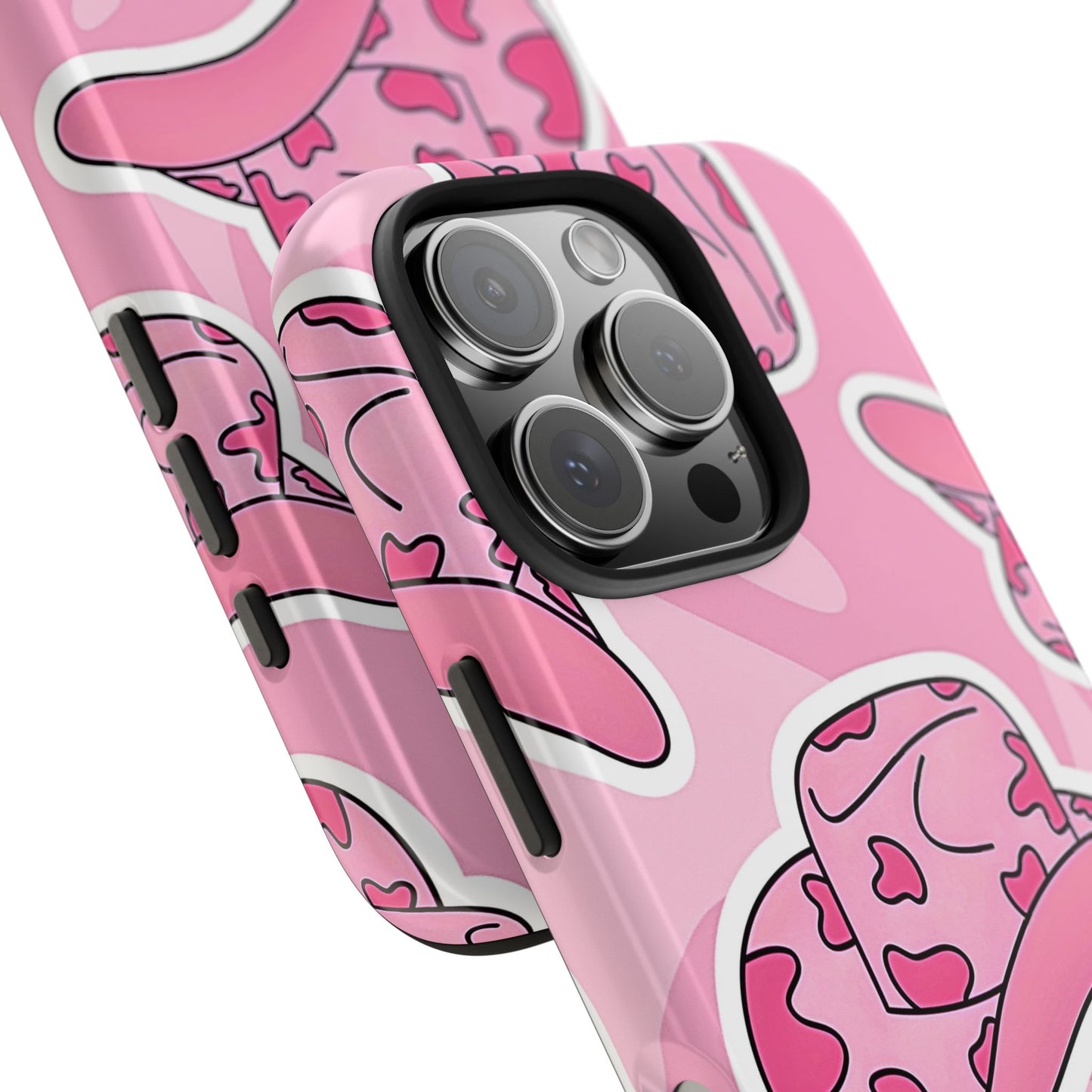 Pink Cowboy Hat Preppy Tough Phone Case | Aesthetic