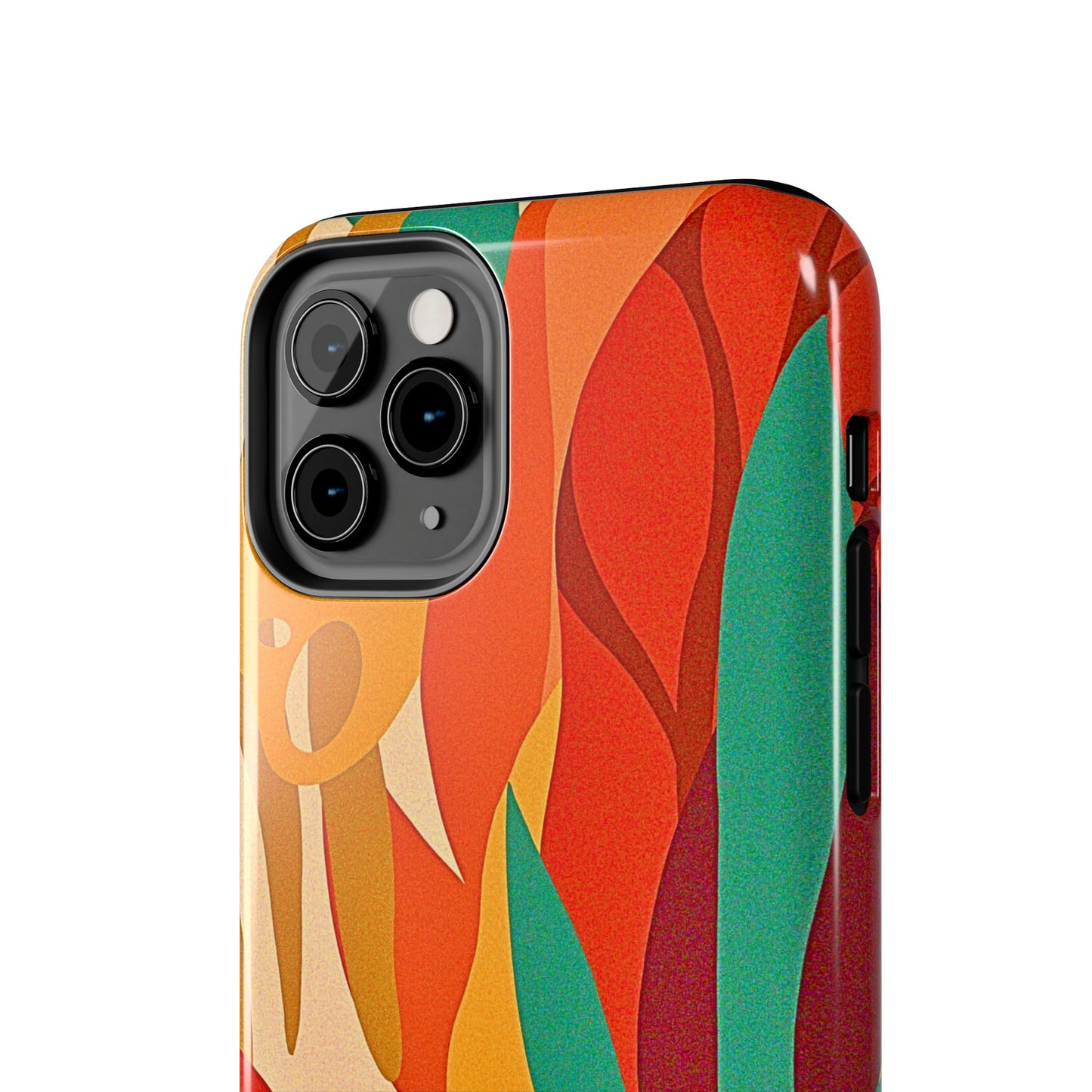 Abstract Autumn Leaves Tough Phone Case | Aesthetic