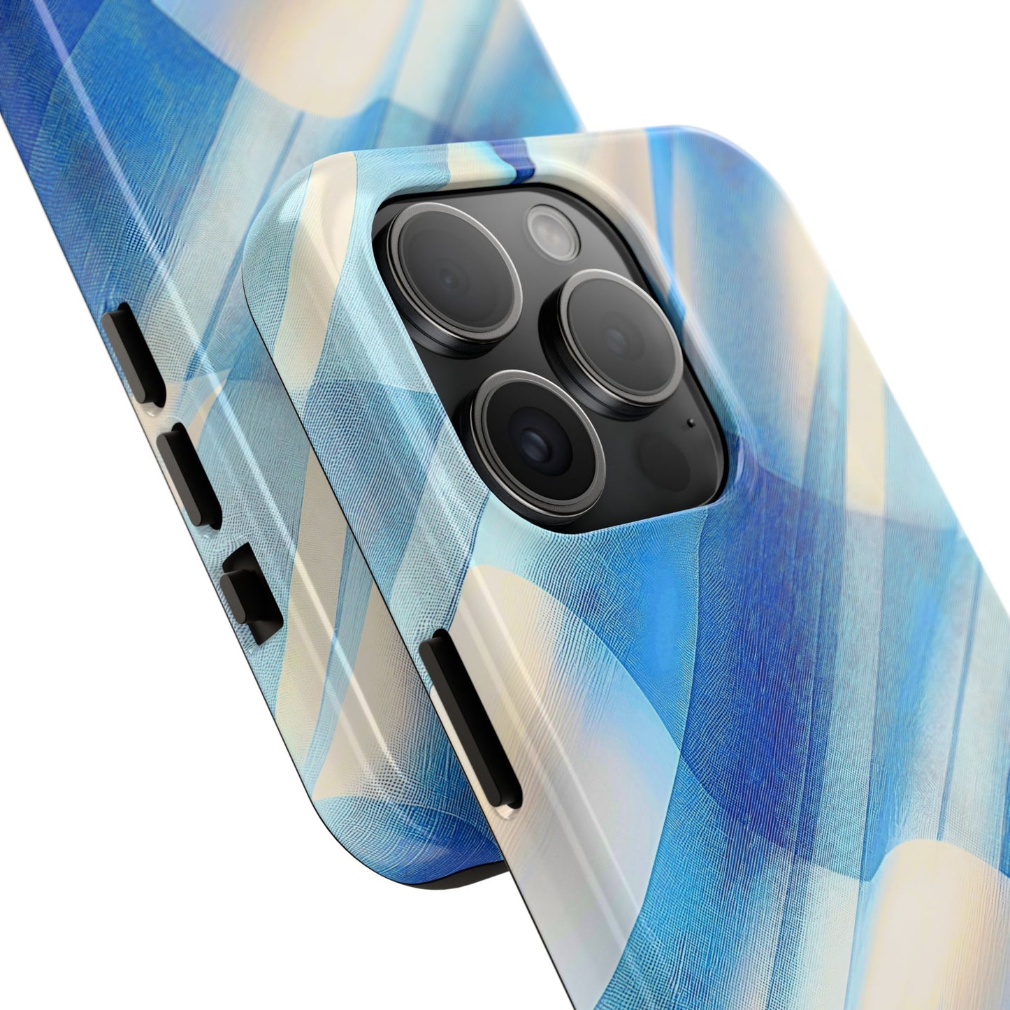Pastel Plaid Pattern Clean Tough Phone Case | Aesthetic