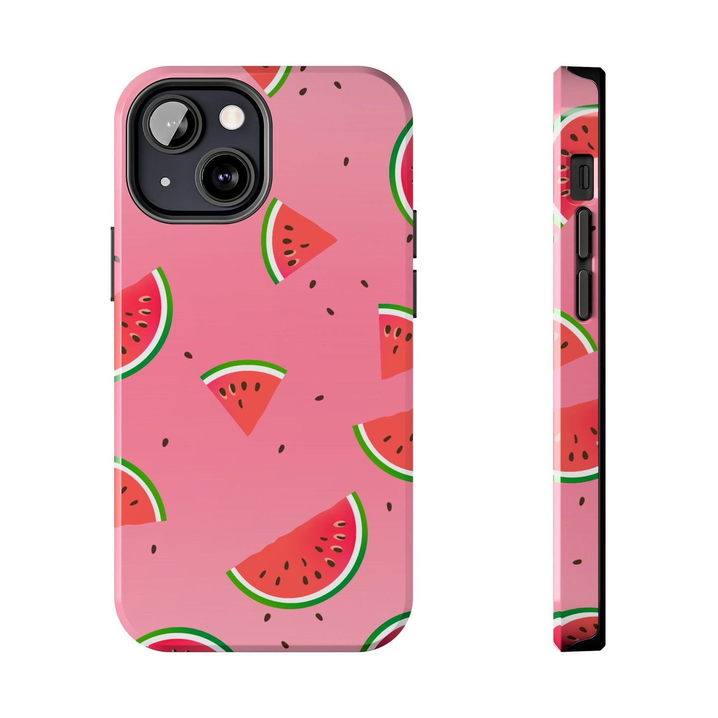 Pink and Red Gradient Watermelon Tough Phone Case | Food
