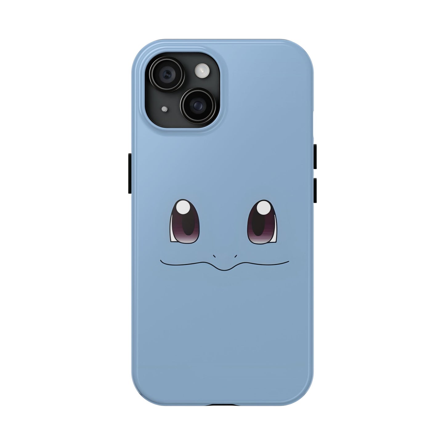 Blue Turtle Simple Blue Smile Tough Phone Case | Anime