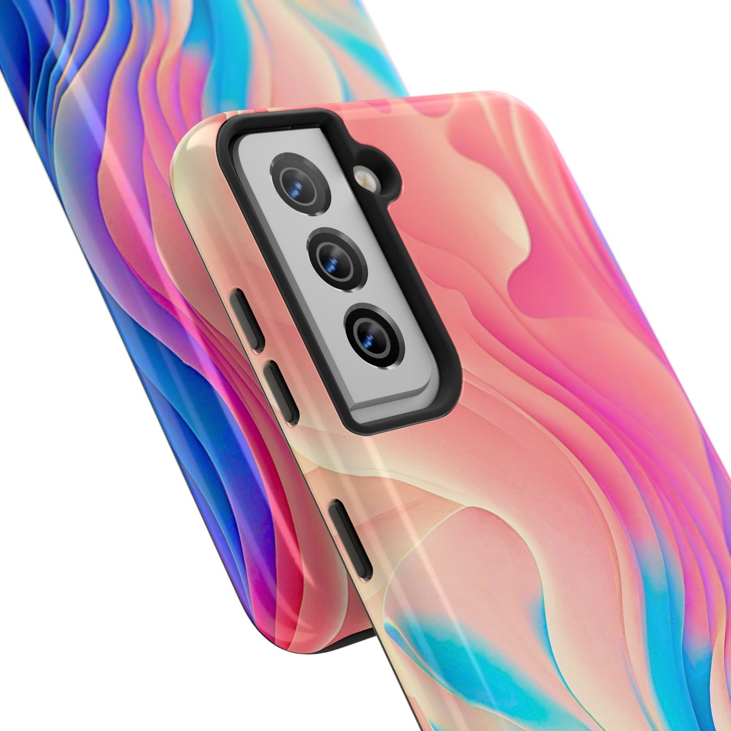 Abstract Pastel Waves Tough Phone Case | Aesthetic