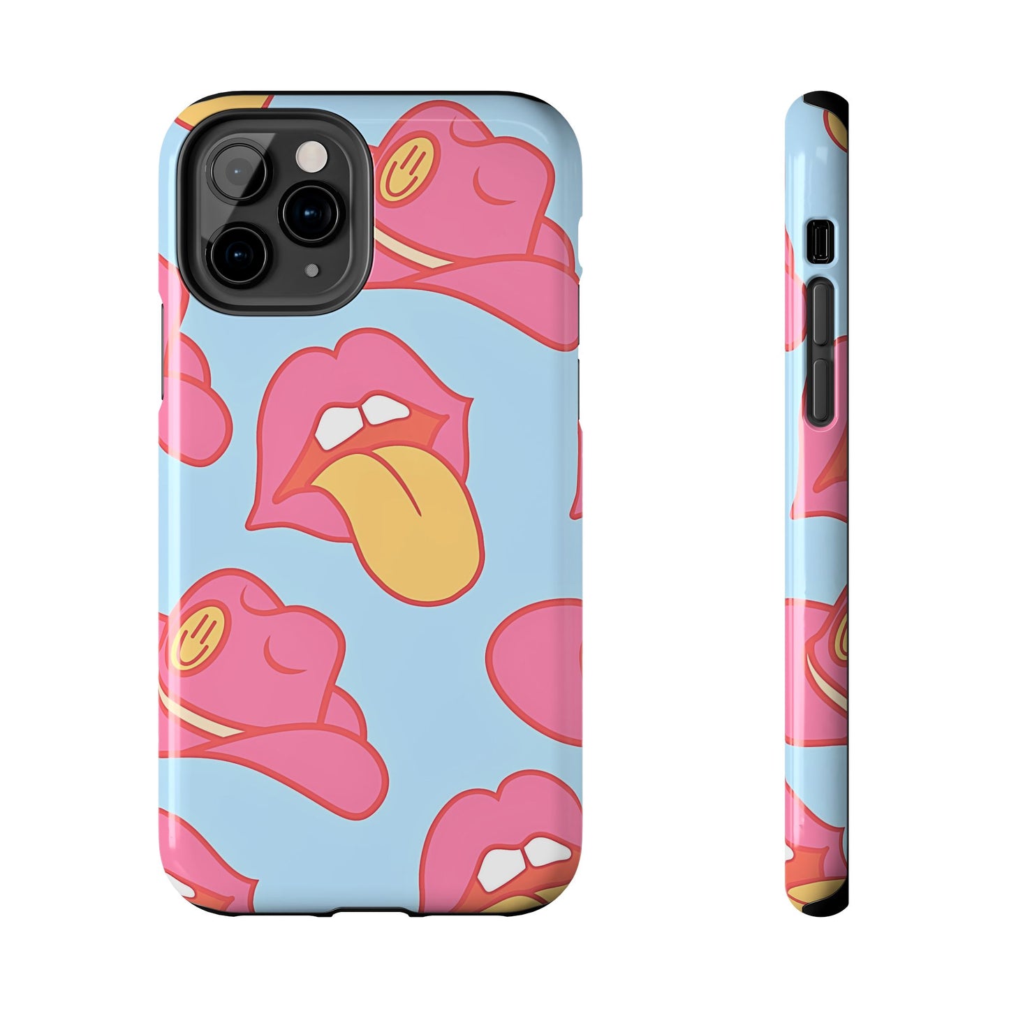 Funda resistente para teléfono con estampado de sombrero vaquero y labios sensuales (versión 1) | Estética