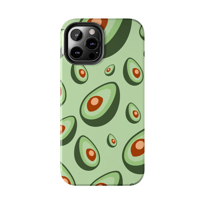 Trendy Avocado Pattern Green Aesthetic Minimal Fruit Phone Case | Food