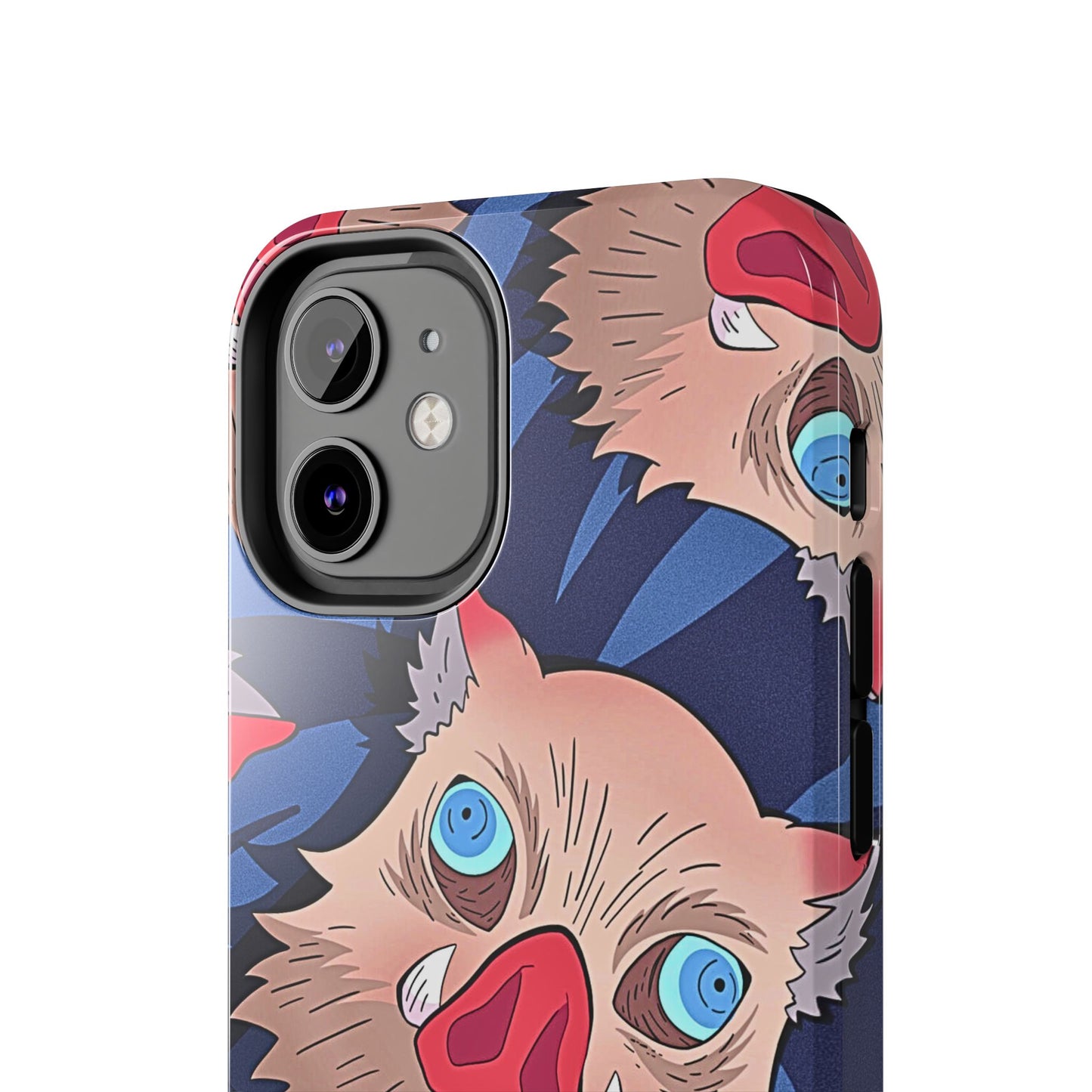 Inosuke Hashibira Head Pattern Tough Phone Case | Anime - Demon Slayer