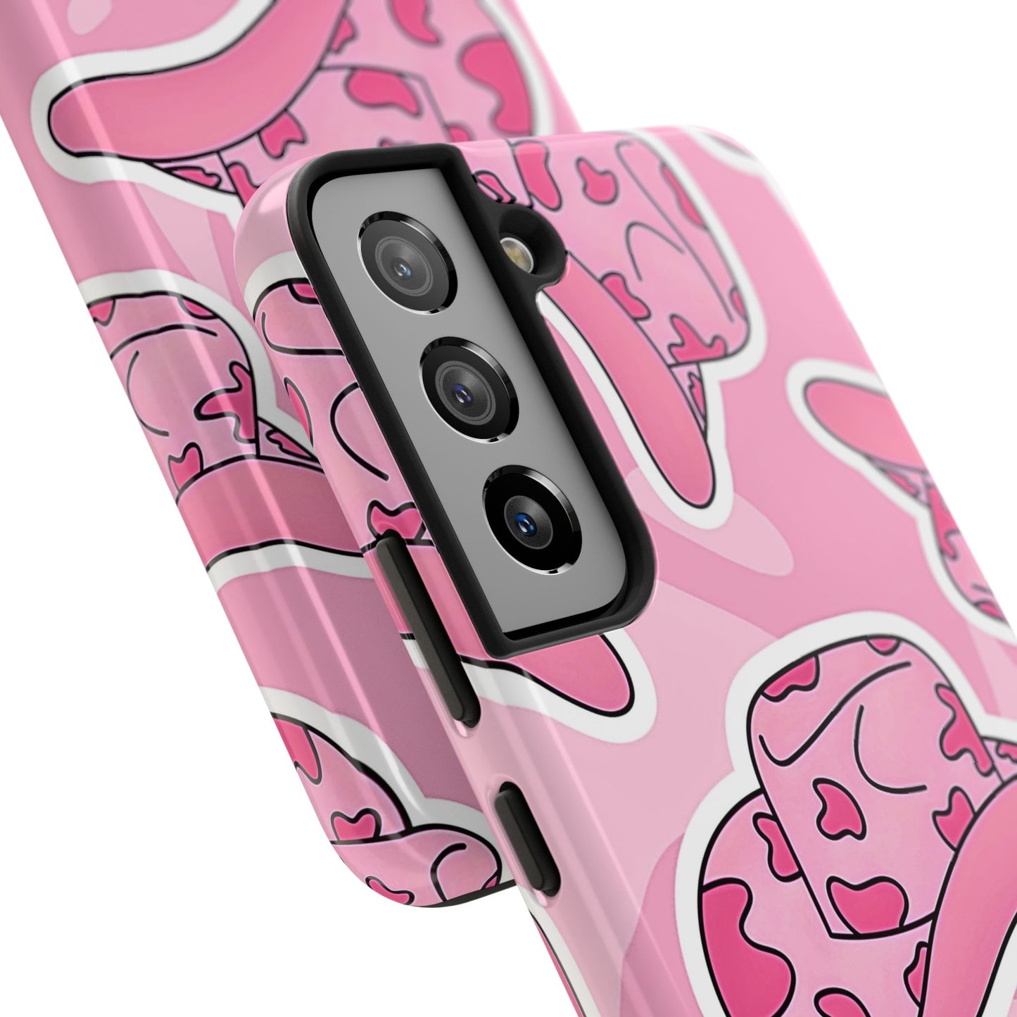 Pink Cowboy Hat Preppy Tough Phone Case | Aesthetic