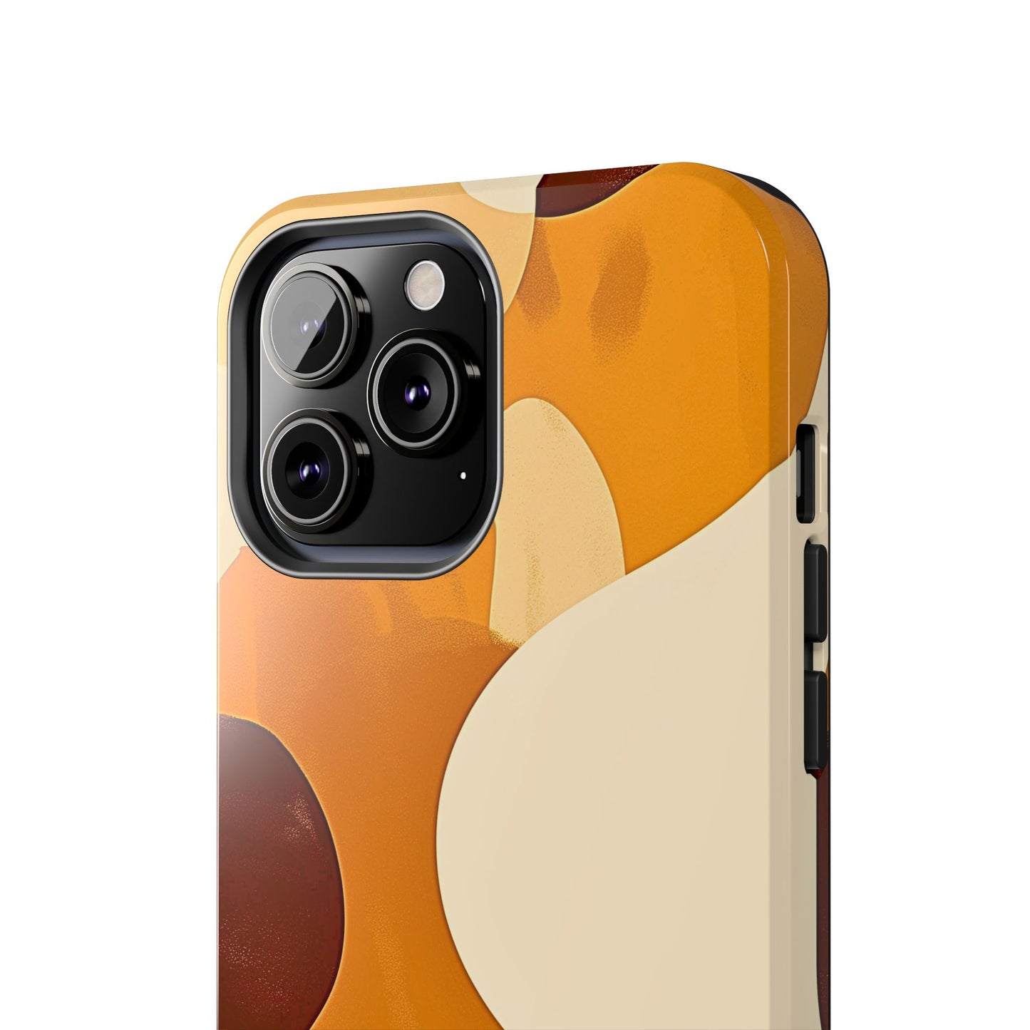 Funda/Cubierta resistente para teléfono con diseño en beige y marrón Earth Harmony | Estética