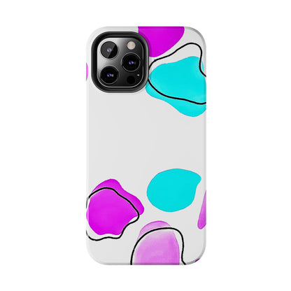 Abstract Shapes Preppy Pastel Style (Version 2) Tough Phone Case | Aesthetic