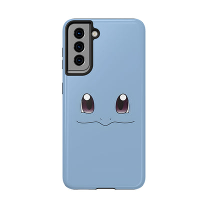 Blue Turtle Simple Blue Smile Tough Phone Case | Anime