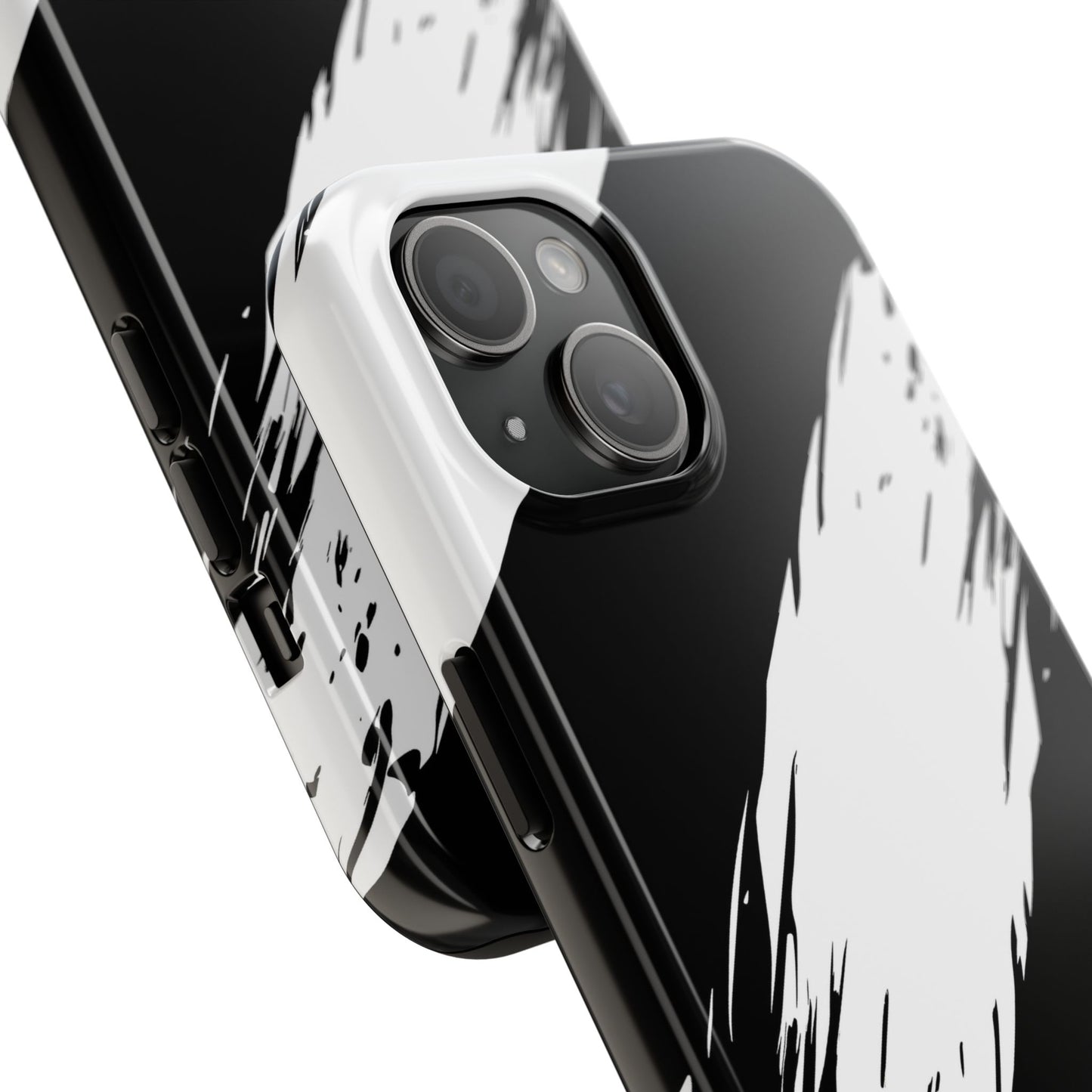Funda/cubierta resistente para teléfono con rayas diagonales en blanco roto | Estética