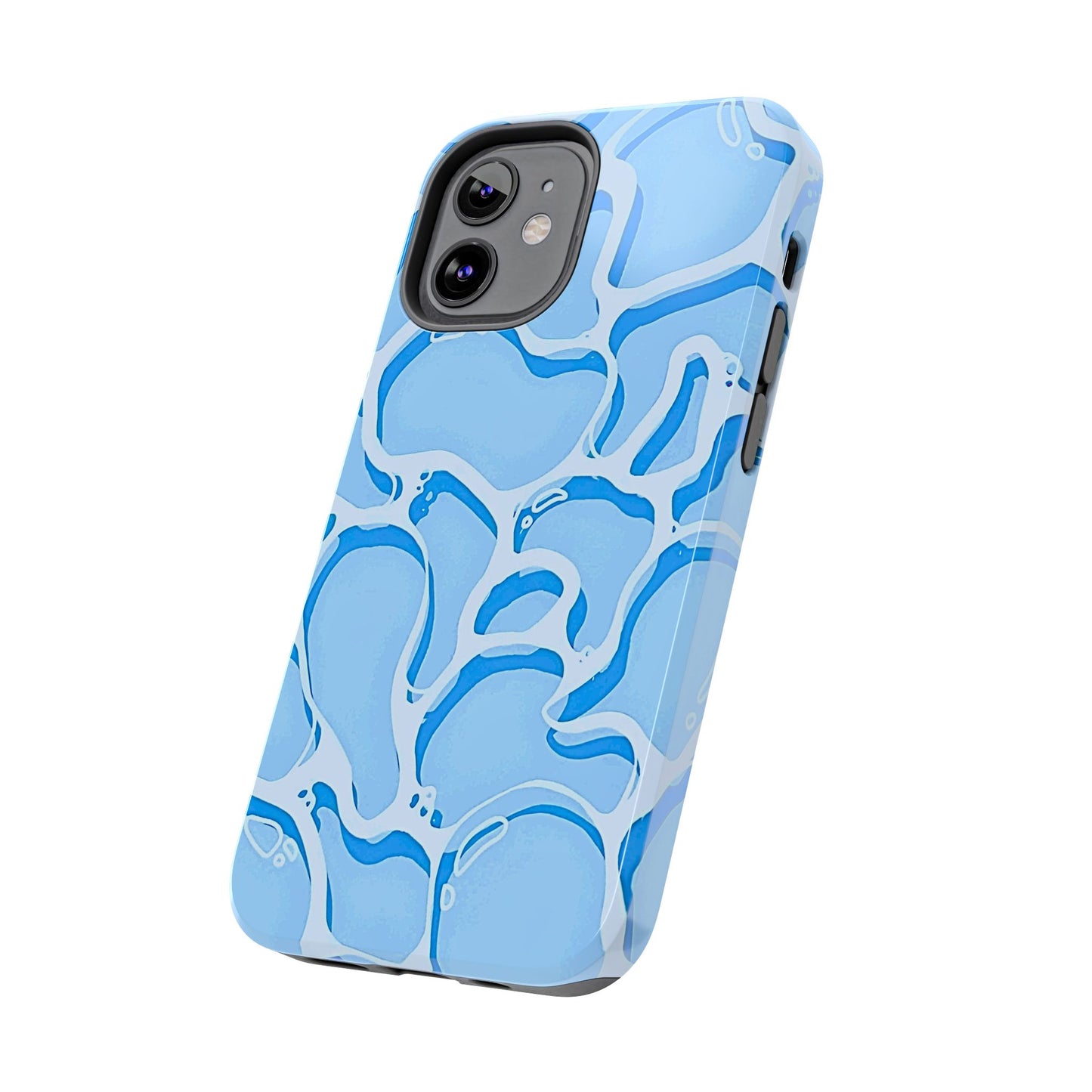 Funda resistente para teléfono con estampado de agua de piscina | Estética