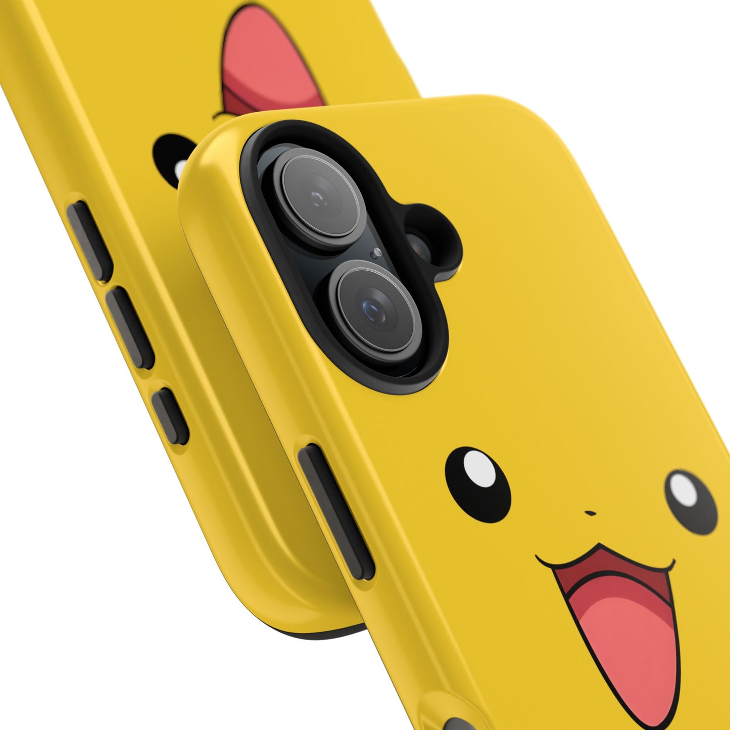Electric Mouse Yellow Happy Face Minimal Design Tough Phone Case | Anime