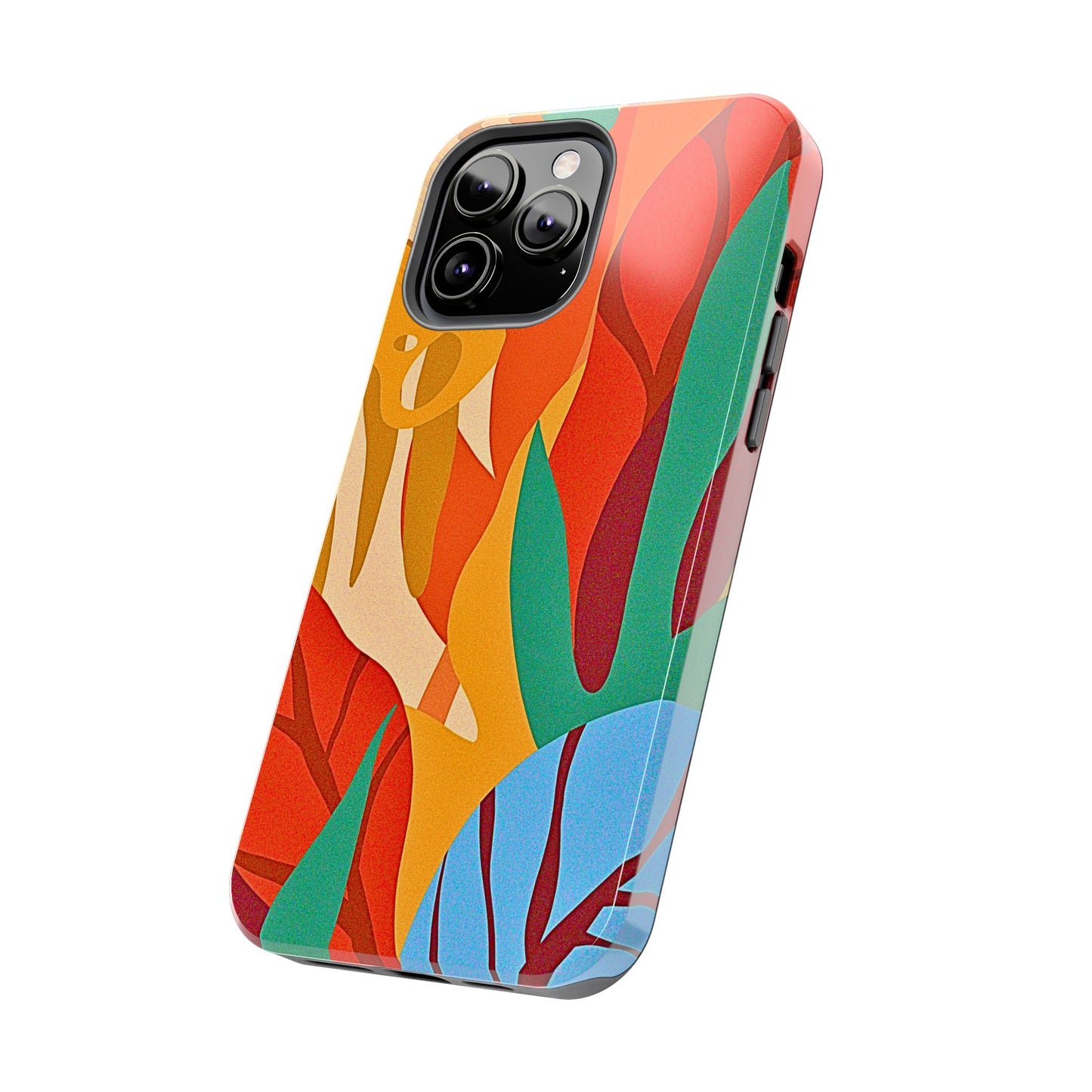 Abstract Autumn Leaves Tough Phone Case | Aesthetic