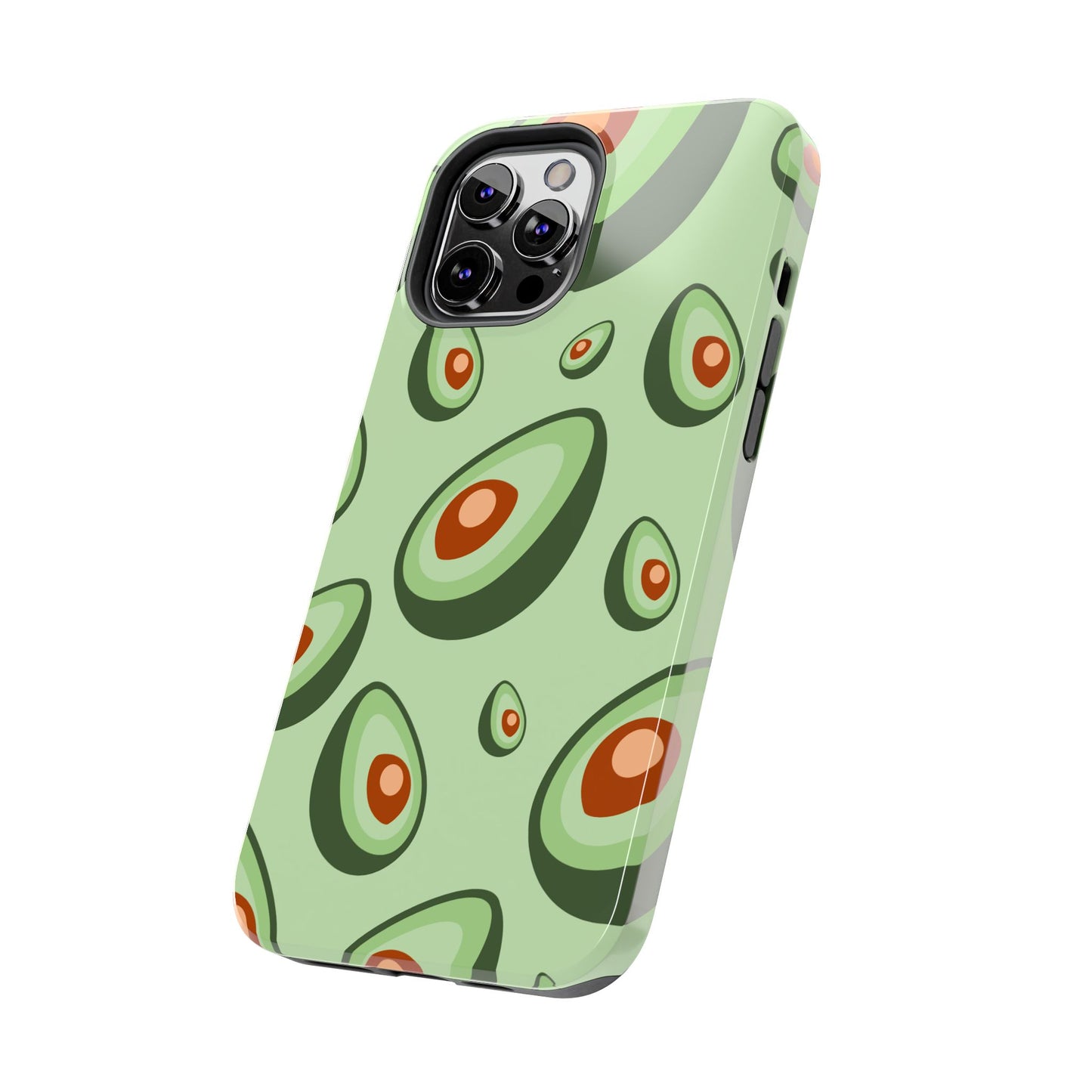 Trendy Avocado Pattern Green Aesthetic Minimal Fruit Phone Case | Food