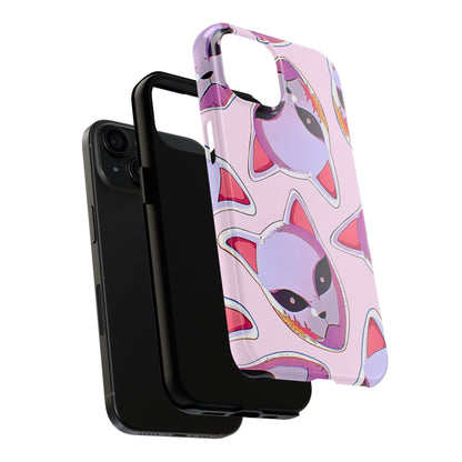 Sabito Fox Mask Pattern Tough Phone Case | Anime - Demon Slayer