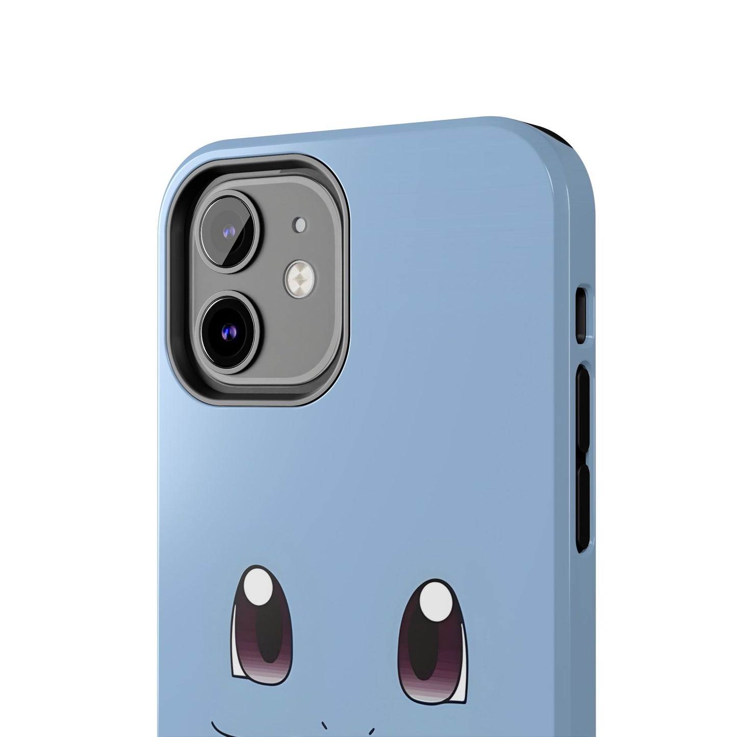 Blue Turtle Simple Blue Smile Tough Phone Case | Anime