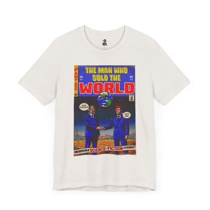 Bowie & Cobain - The Man Who Sold the World - Unisex Jersey Short Sleeve Tee