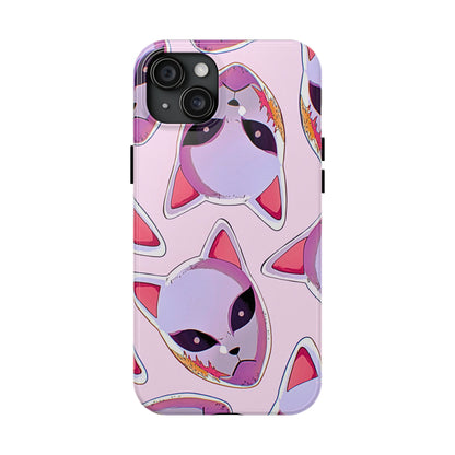 Sabito Fox Mask Pattern Tough Phone Case | Anime - Demon Slayer