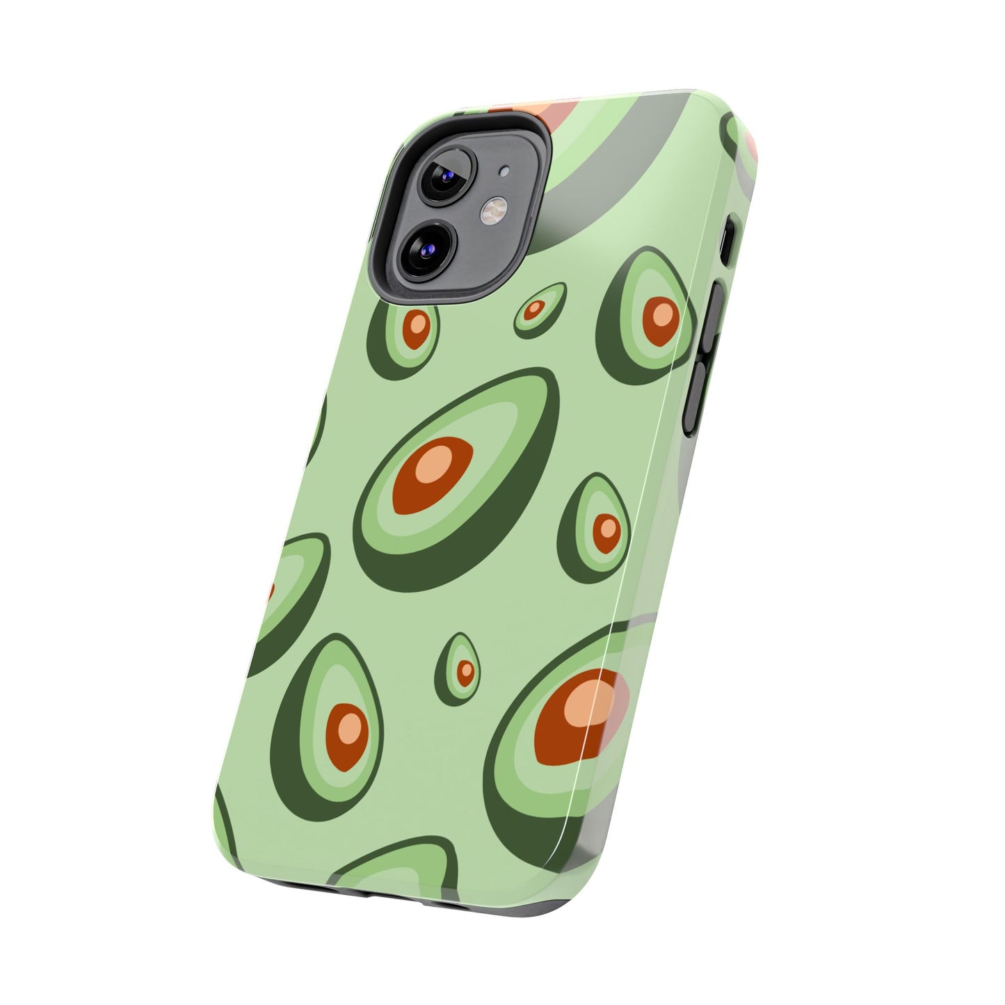 Trendy Avocado Pattern Green Aesthetic Minimal Fruit Phone Case | Food