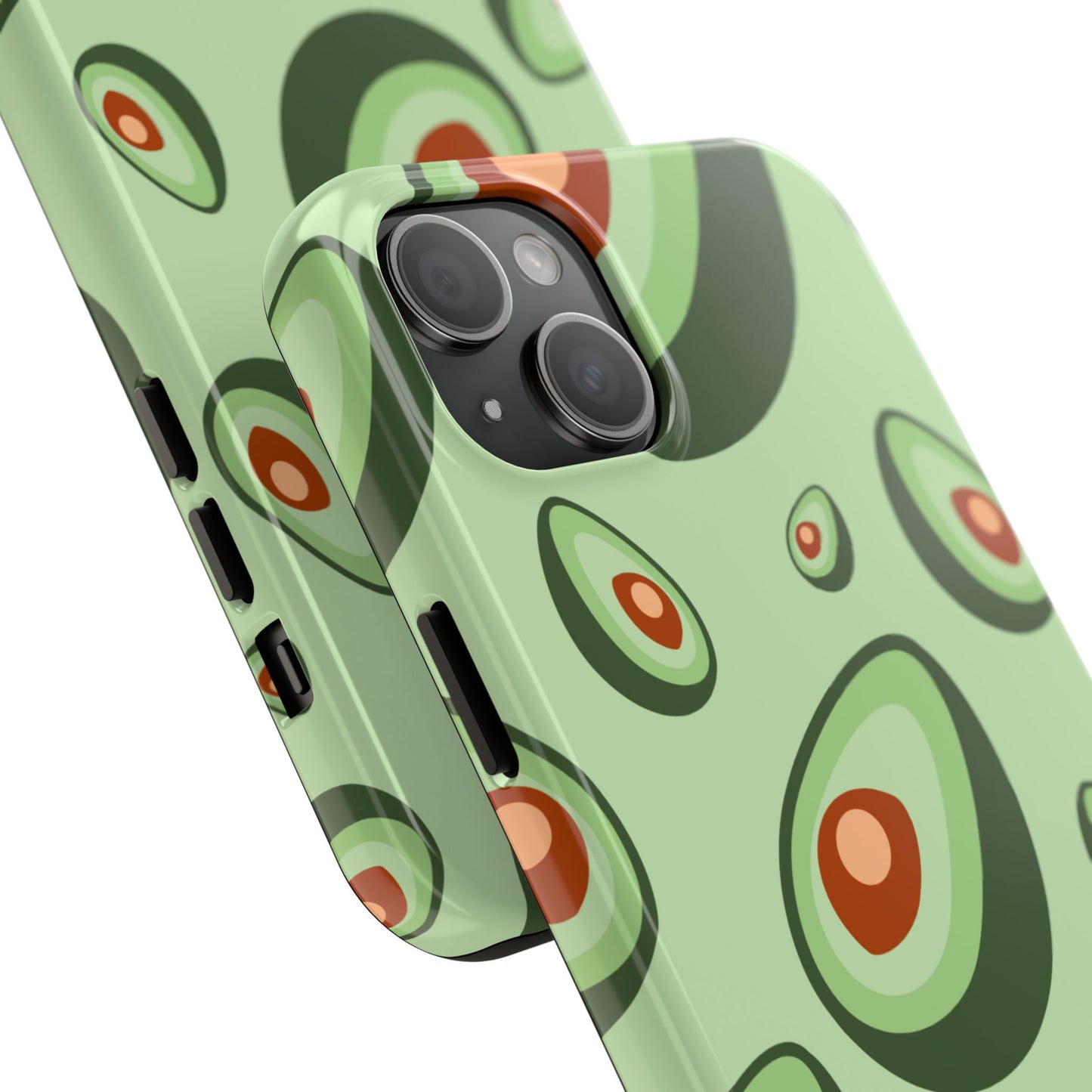 Trendy Avocado Pattern Green Aesthetic Minimal Fruit Phone Case | Food