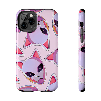 Sabito Fox Mask Pattern Tough Phone Case | Anime - Demon Slayer