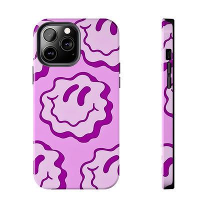 Waving Smile Preppy Pinky Tough Phone Case | Aesthetic