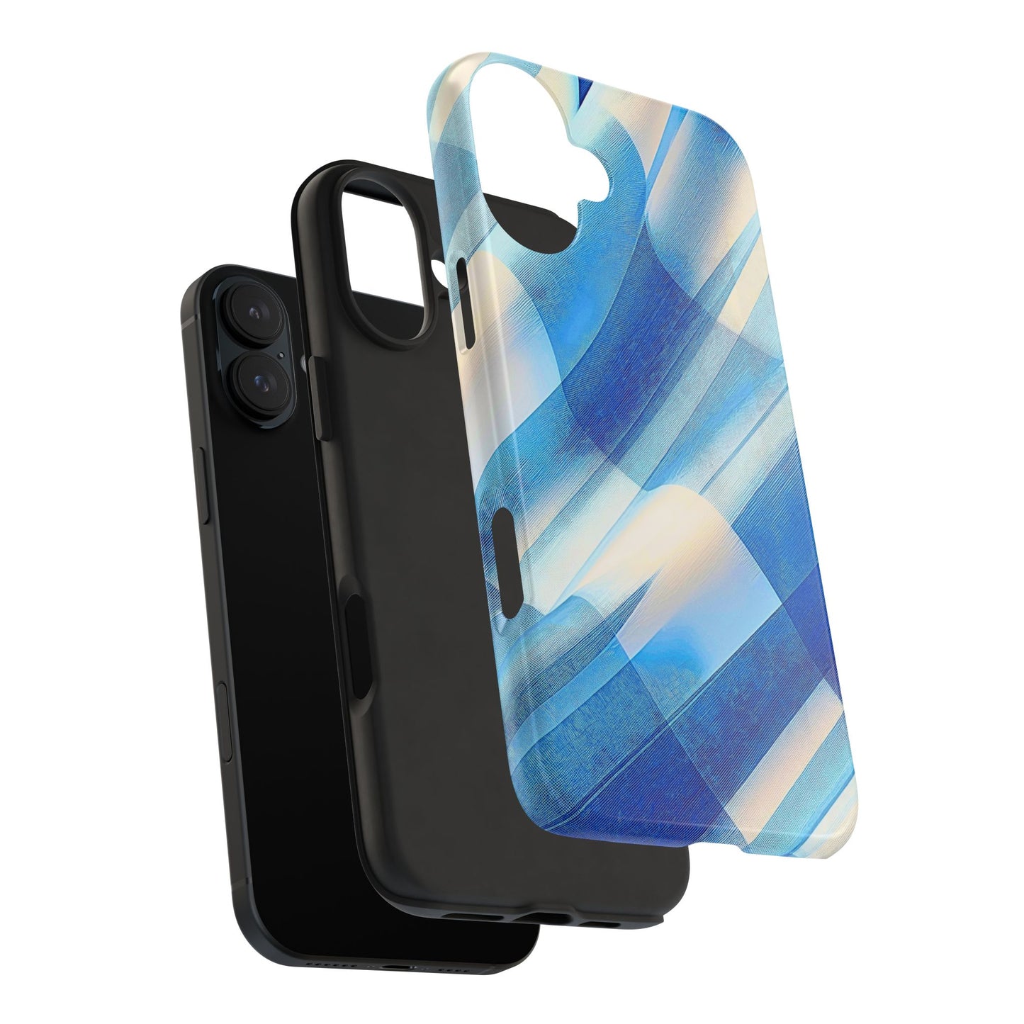 Pastel Plaid Pattern Clean Tough Phone Case | Aesthetic