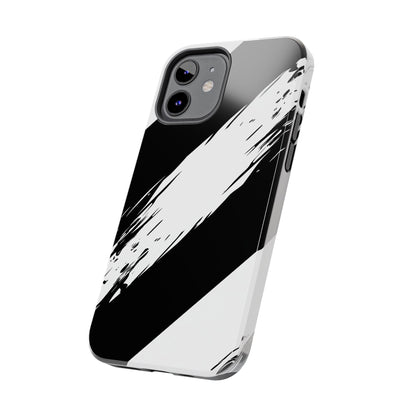 Funda/cubierta resistente para teléfono con rayas diagonales en blanco roto | Estética