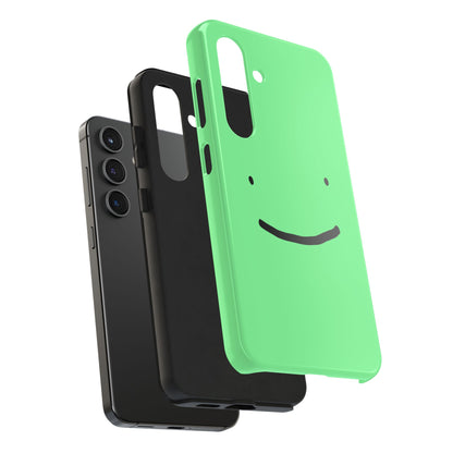 Simple Smile Green Face Tough Phone Case | Other