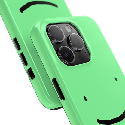 Simple Smile Green Face Tough Phone Case | Other