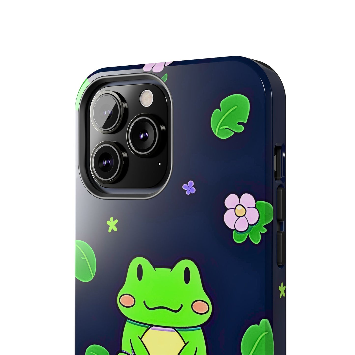 Adorable Froggy Black Tough Phone Case | Animals