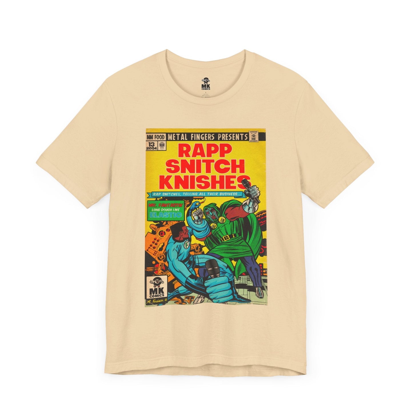 Rapp Snitch Knishes Comic Book Art - Unisex Jersey Short Sleeve Tee