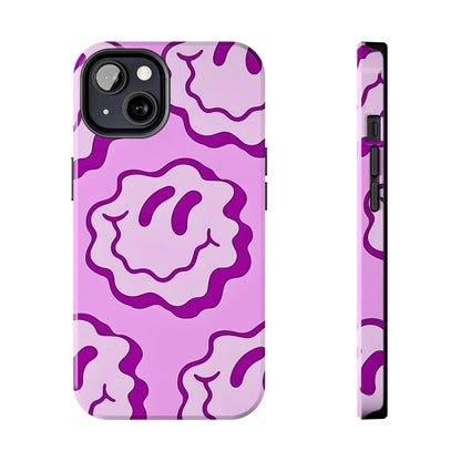 Waving Smile Preppy Pinky Tough Phone Case | Aesthetic