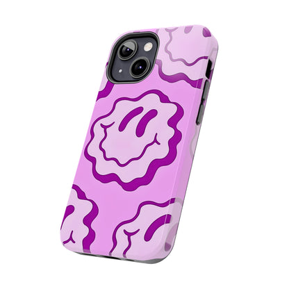 Waving Smile Preppy Pinky Tough Phone Case | Aesthetic