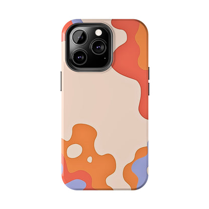 Funda resistente para teléfono con diseño de pastel líquido de verano | Estética