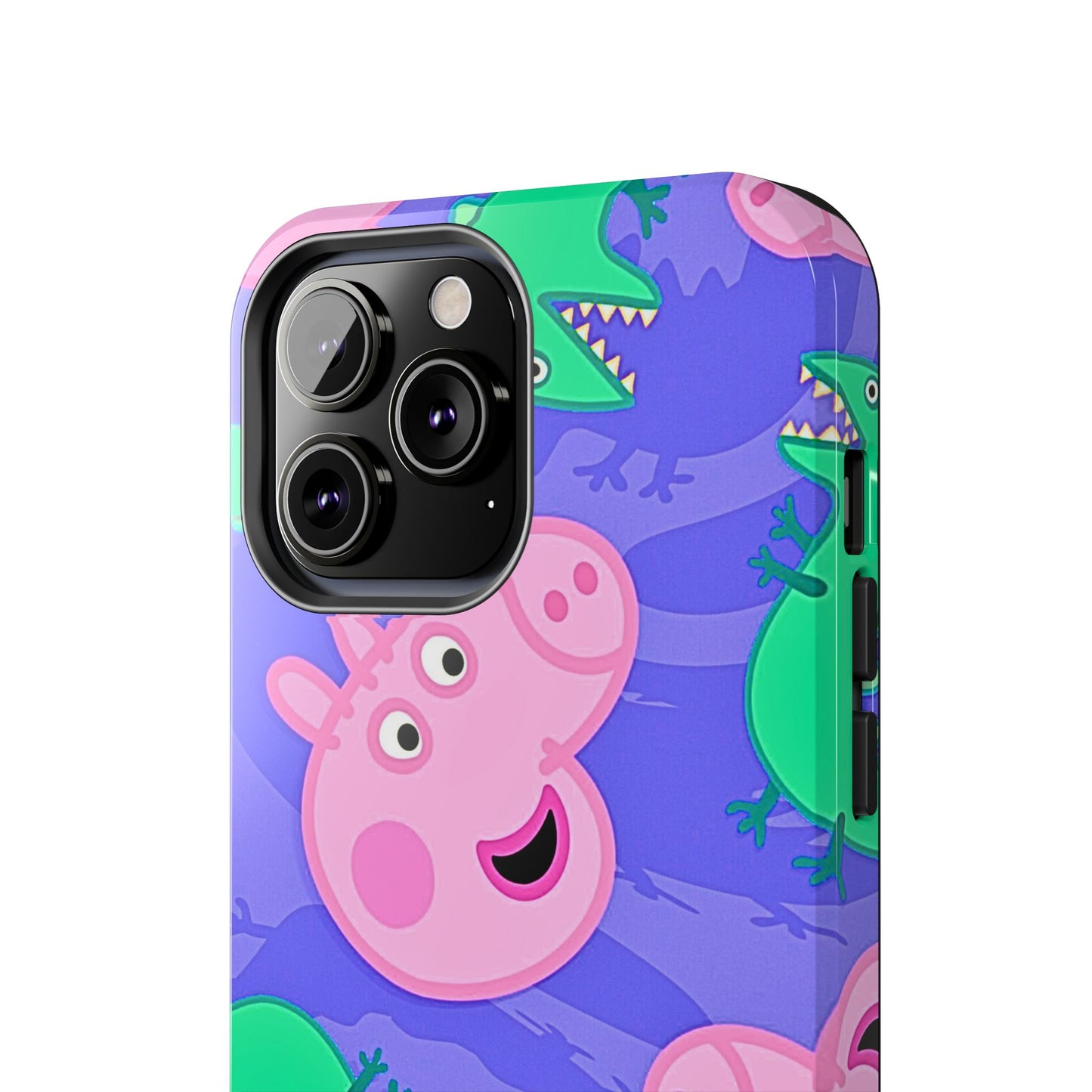 Peppa Pig & George Dinosaur Pattern Tough Phone Case | Cartoons - Peppa Pig
