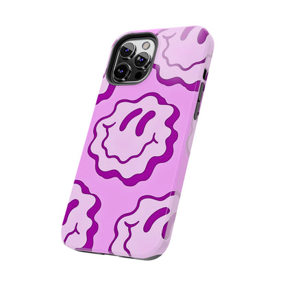 Waving Smile Preppy Pinky Tough Phone Case | Aesthetic