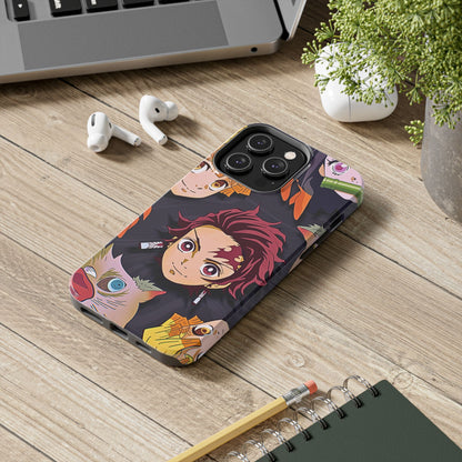 Demon Slayer Gang Tough Phone Case | Anime - Demon Slayer