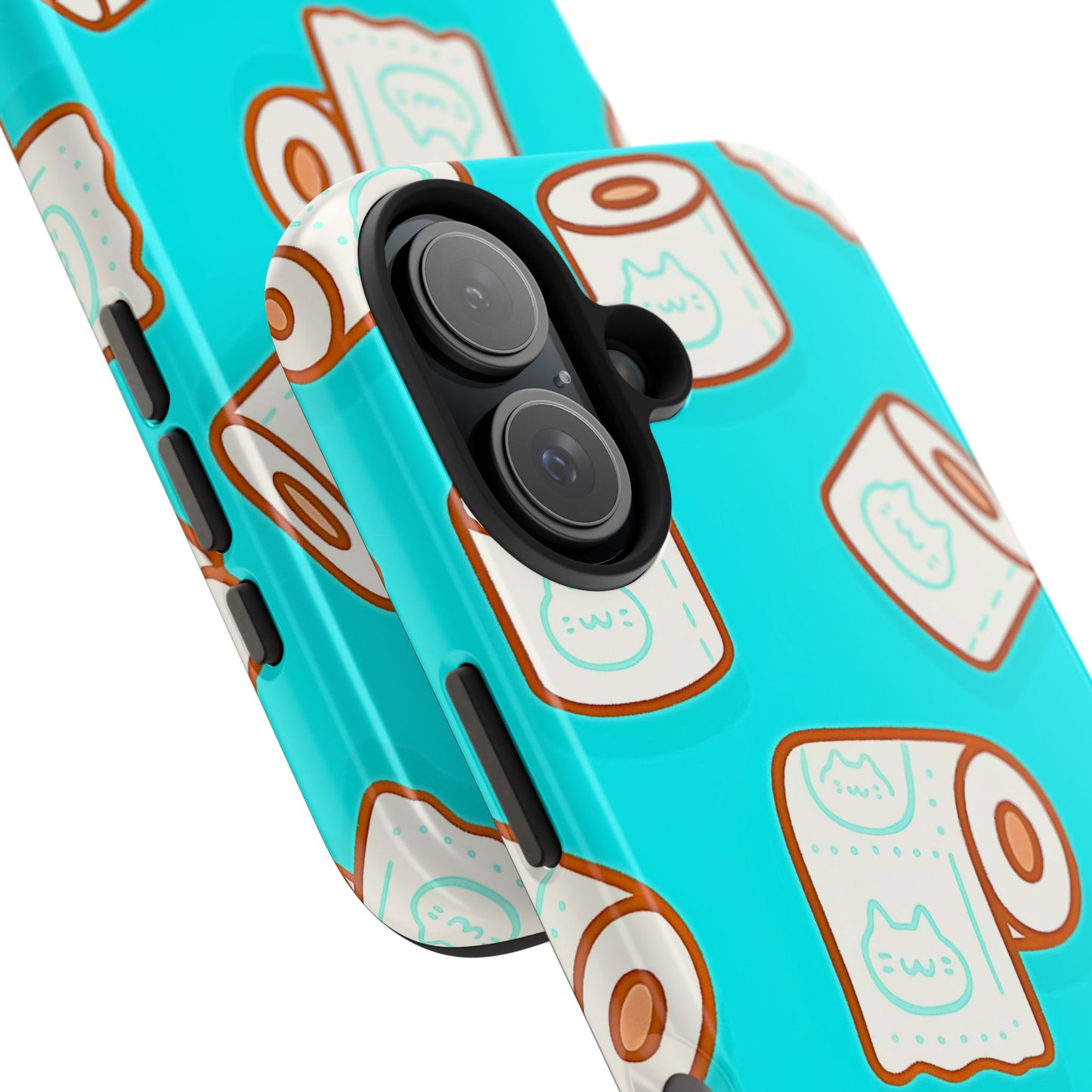 Funda resistente para teléfono con estampado de papel higiénico kawaii | Estética
