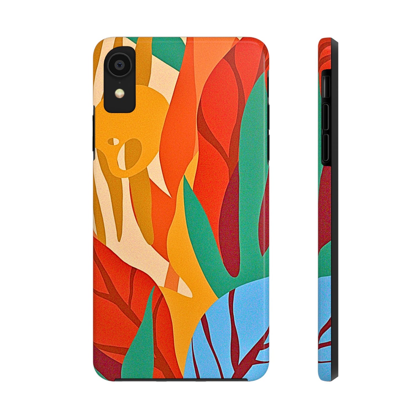 Abstract Autumn Leaves Tough Phone Case | Aesthetic