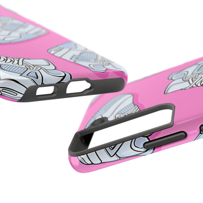 Funda resistente para teléfono con diseño de zapatillas Jordan 4 blancas | Estética