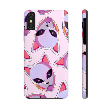 Sabito Fox Mask Pattern Tough Phone Case | Anime - Demon Slayer