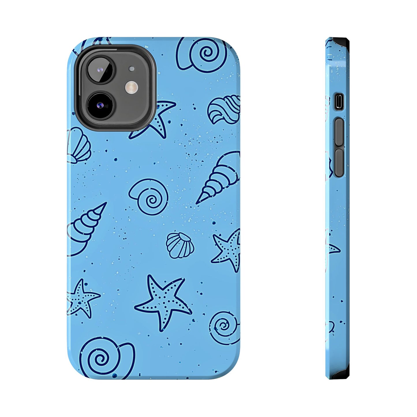 Funda resistente para teléfono Shells azul claro | Estética