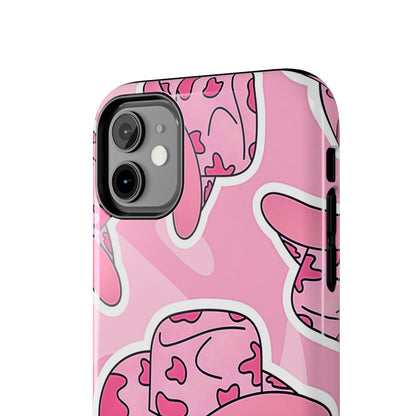 Pink Cowboy Hat Preppy Tough Phone Case | Aesthetic