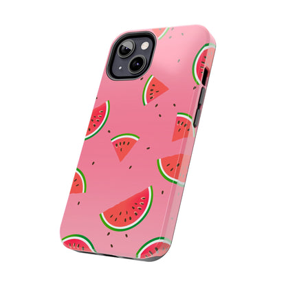 Pink and Red Gradient Watermelon Tough Phone Case | Food