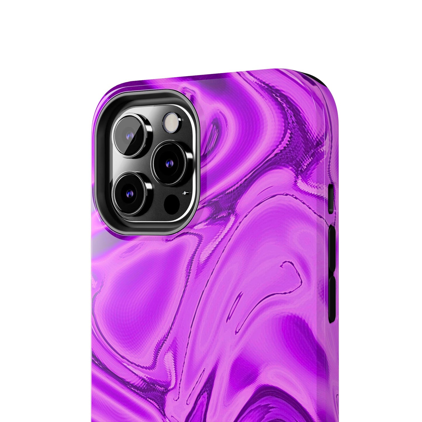 Liquid Metal Purple Tough Phone Case | Aesthetic